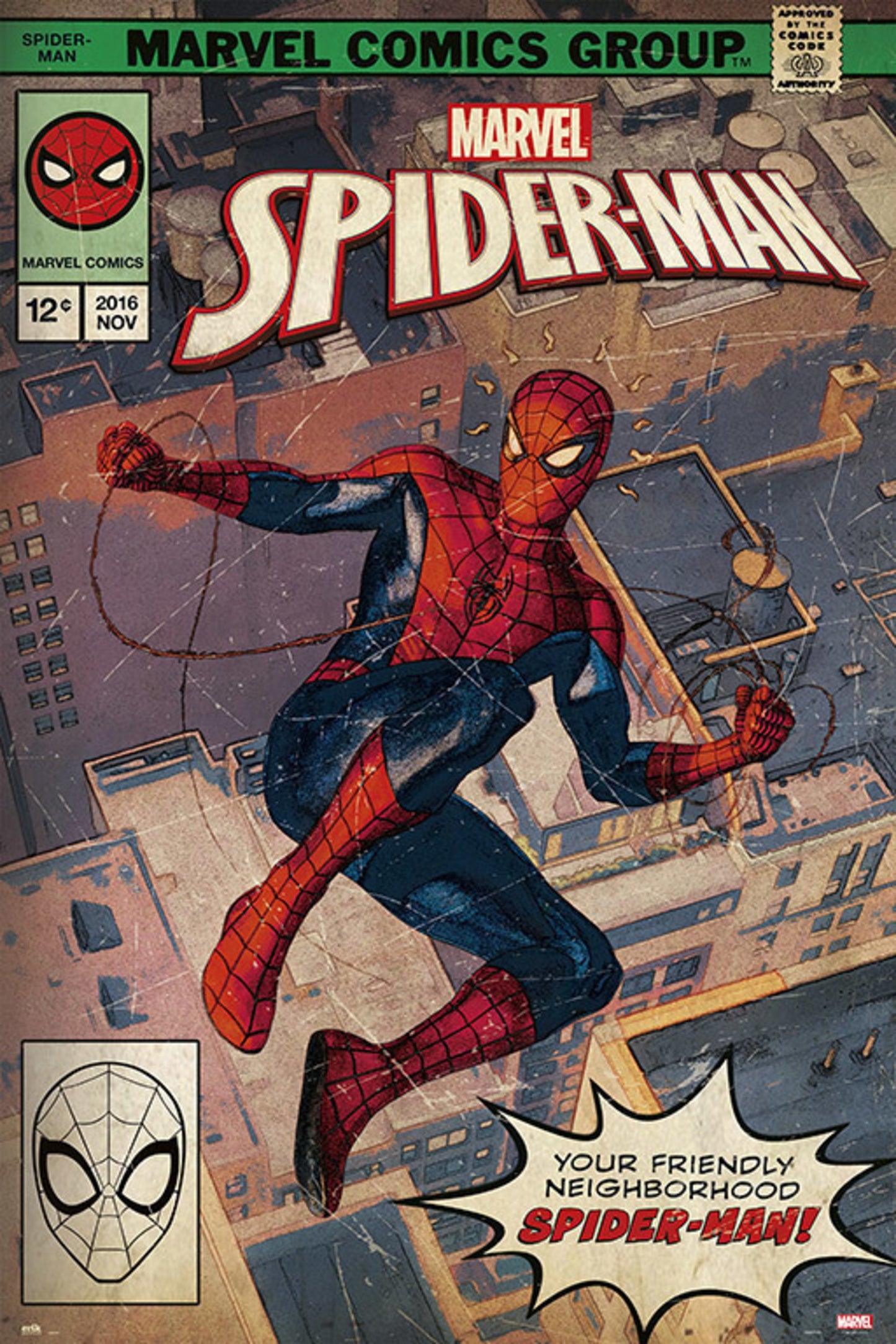 Poster Marvel - Comic Front 61x91,5cm