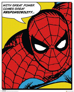 Poster Spider-Man - Quote 40x50cm