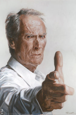 Poster Sebastian Kruger - Clint Eastwood 61x91,5cm