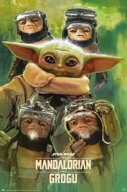 Poster Star Wars - The Mandalorian and Grogu - Grogu Anzellans 61x91,5cm