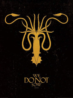 Affiche Art Game of Thrones - Greyjoy 60x80cm