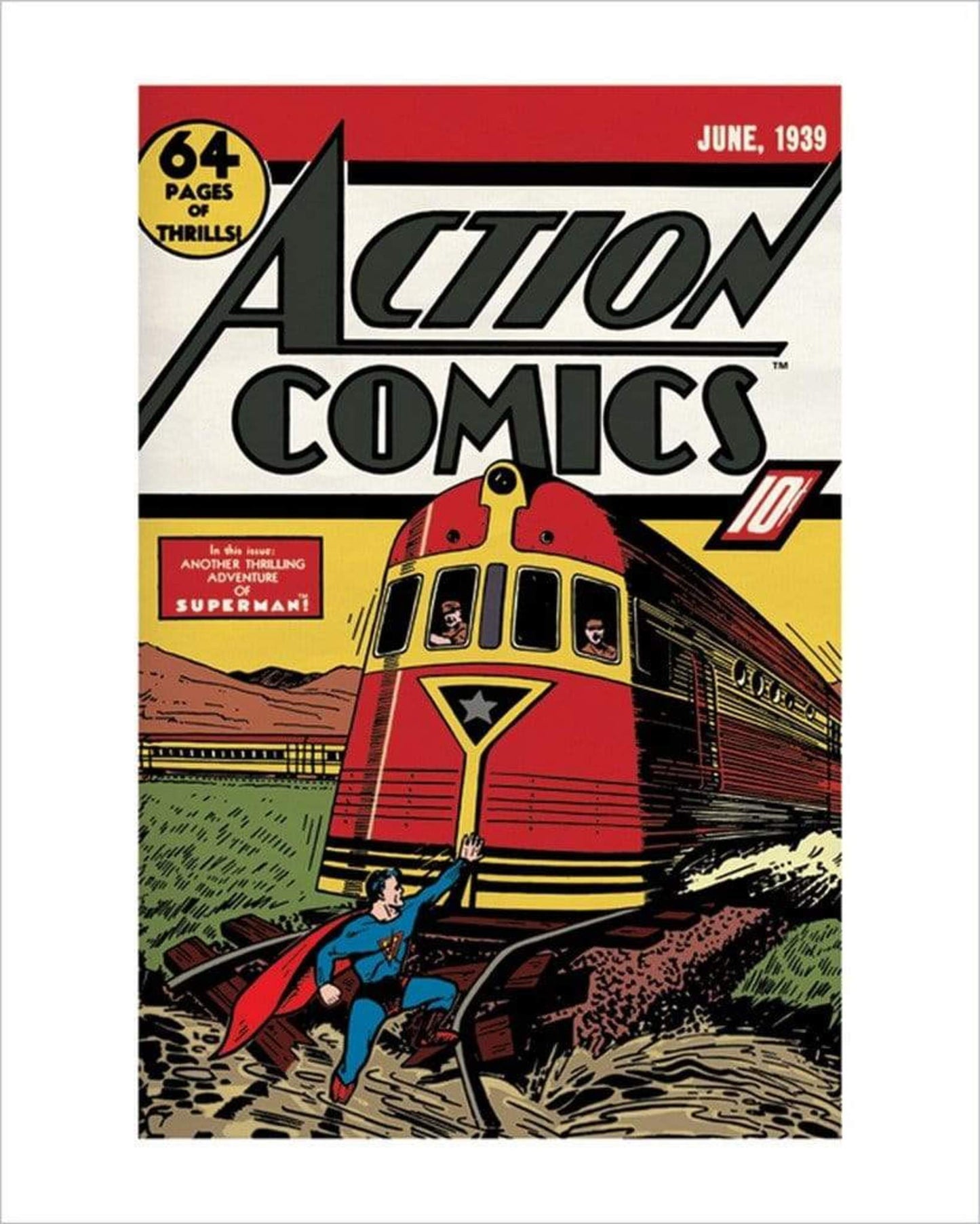 Affiche Art Superman 40x50cm