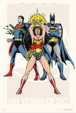 Poster DC Comics - 90th Anniversary 61x91,5cm
