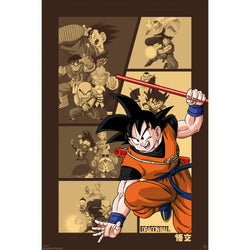 Poster Dragon Ball - Goku Retro 61x91,5cm