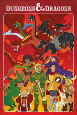 Poster Dungeons & Dragons - The Animated Series 61x91,5cm
