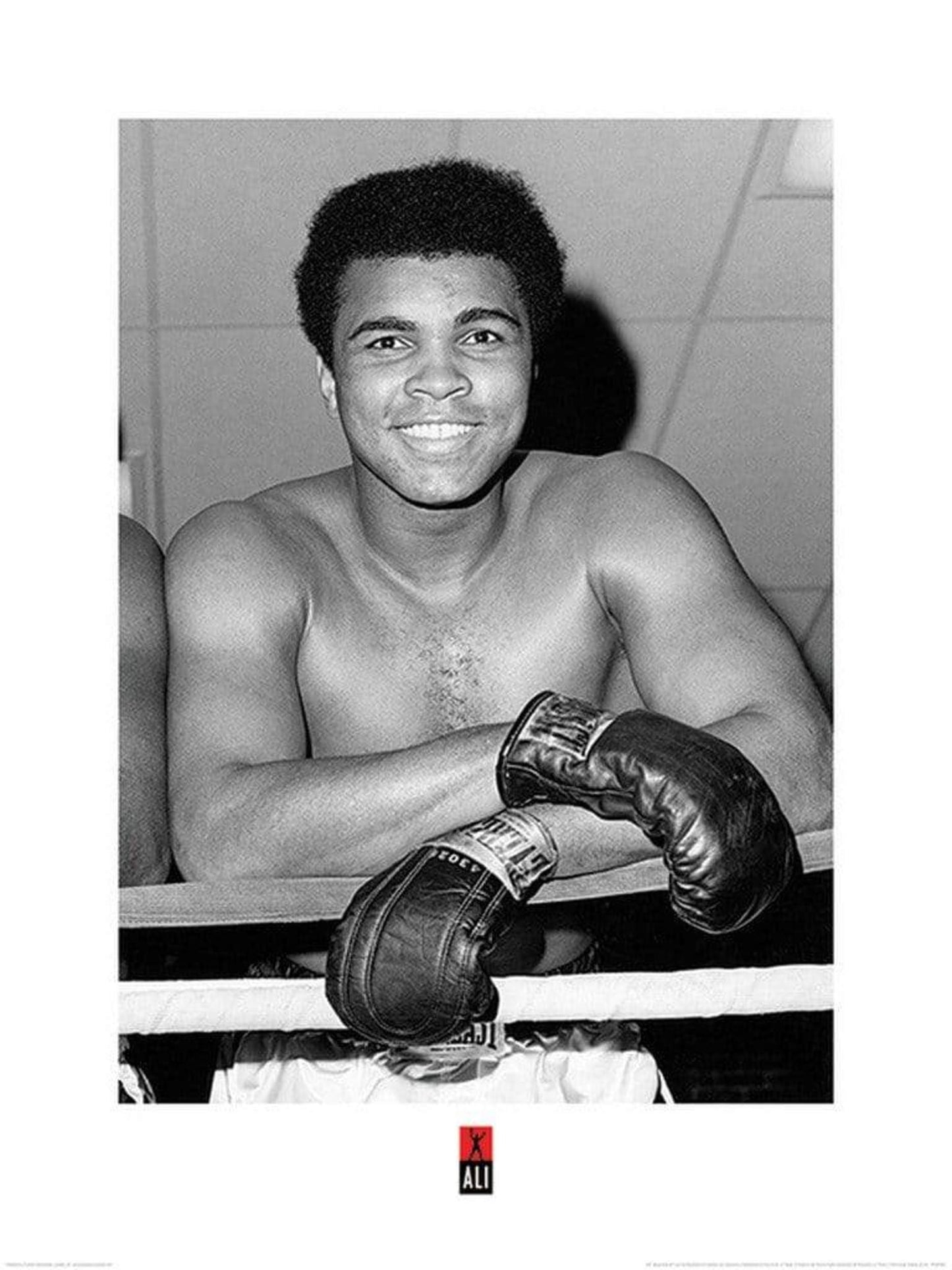 Affiche Art Muhammad Ali - Smile 60x80cm