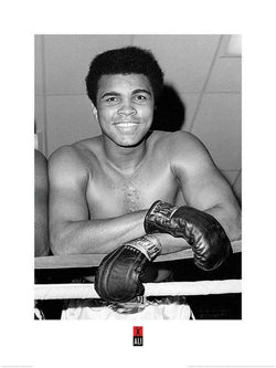 Affiche Art Muhammad Ali - Smile 60x80cm