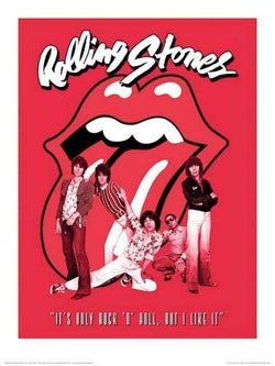 Affiche Art The Rolling Stones - Its Only Rock n Roll 60x80cm