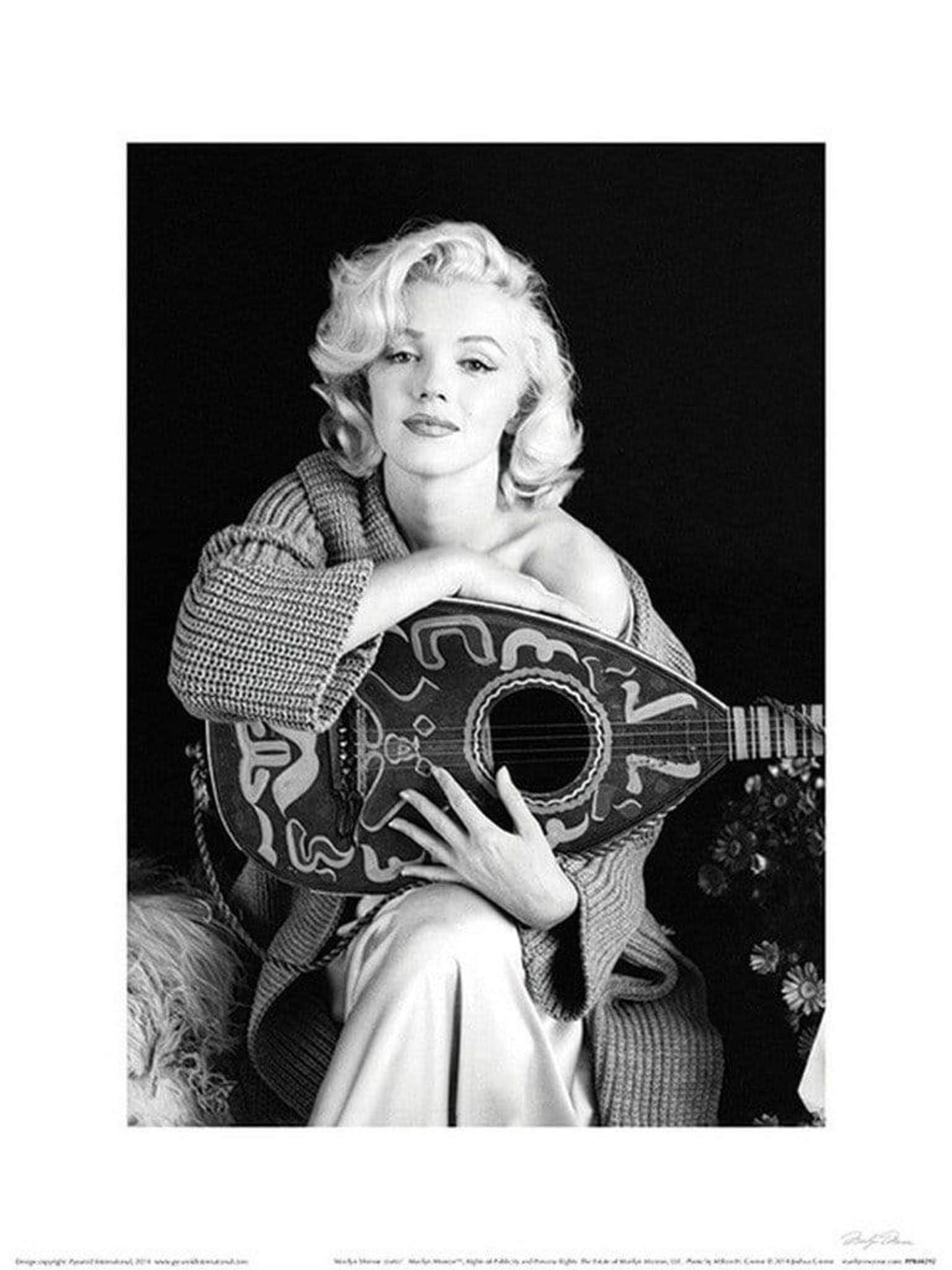 Affiche Art Marilyn Monroe - Lute 60x80cm