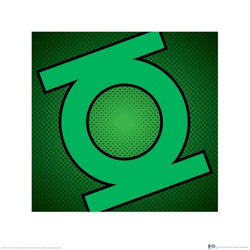 Affiche Art DC Comics - Green Lantern - Symbol 40x40cm