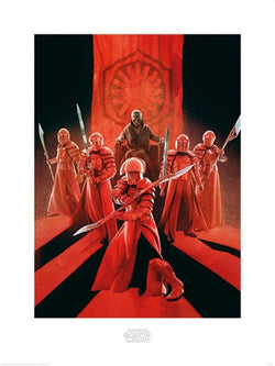 Affiche Art Star Wars - The Last Jedi Snoke and Elite Guards 60x80cm