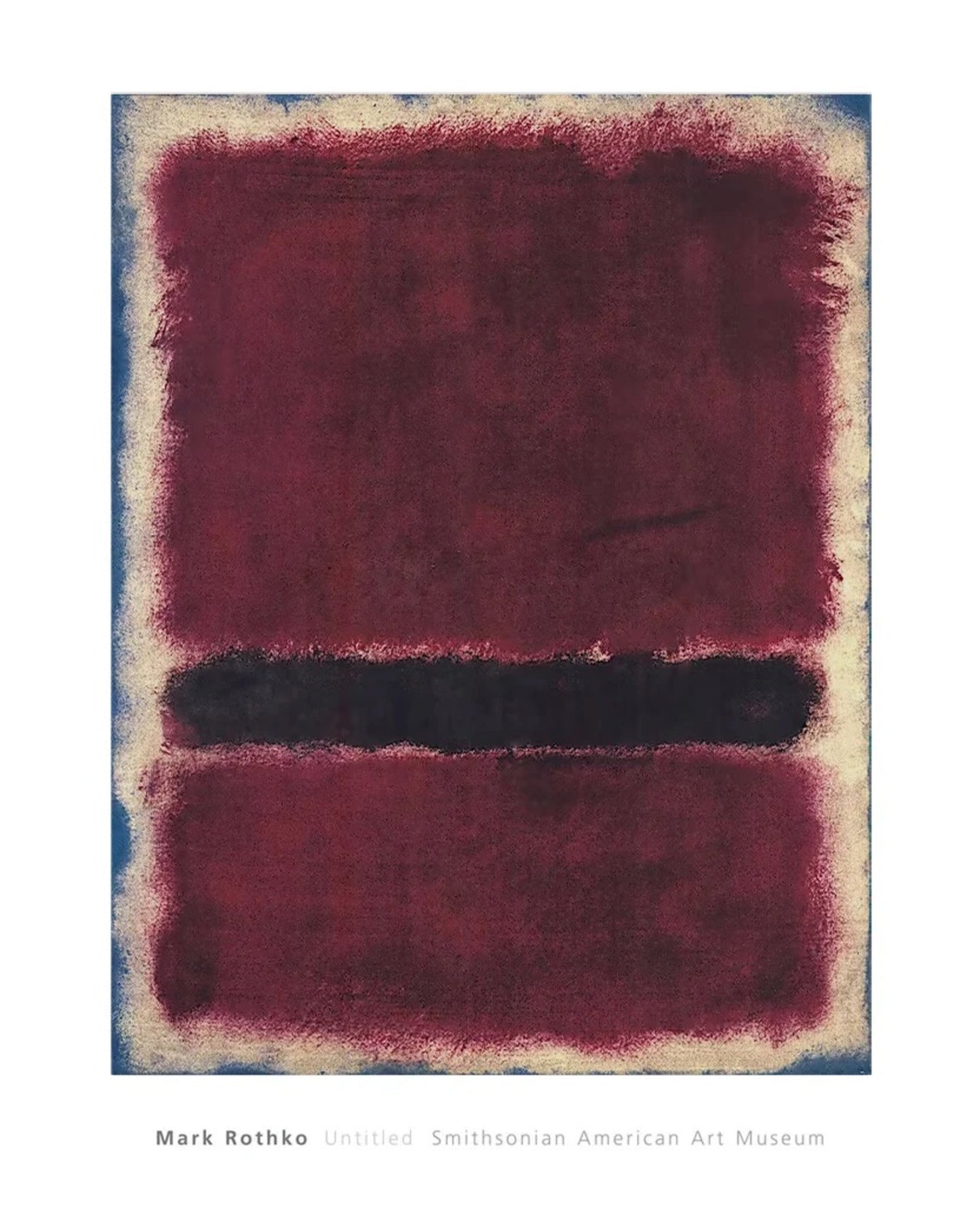 Affiche Art Mark Rothko - Untitled - 1963 66x81cm