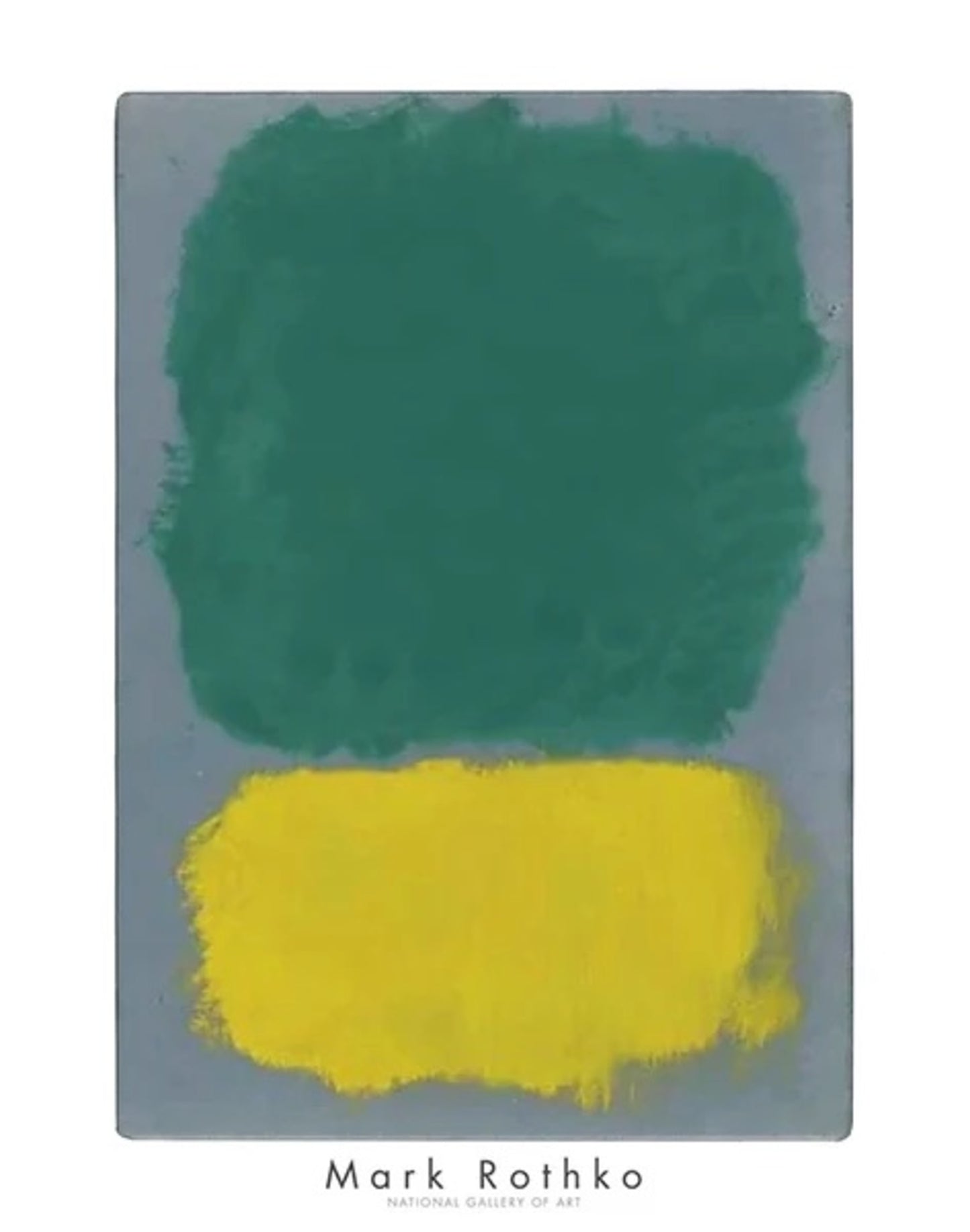 Affiche Art Mark Rothko - Untitled - 1968 56x71cm