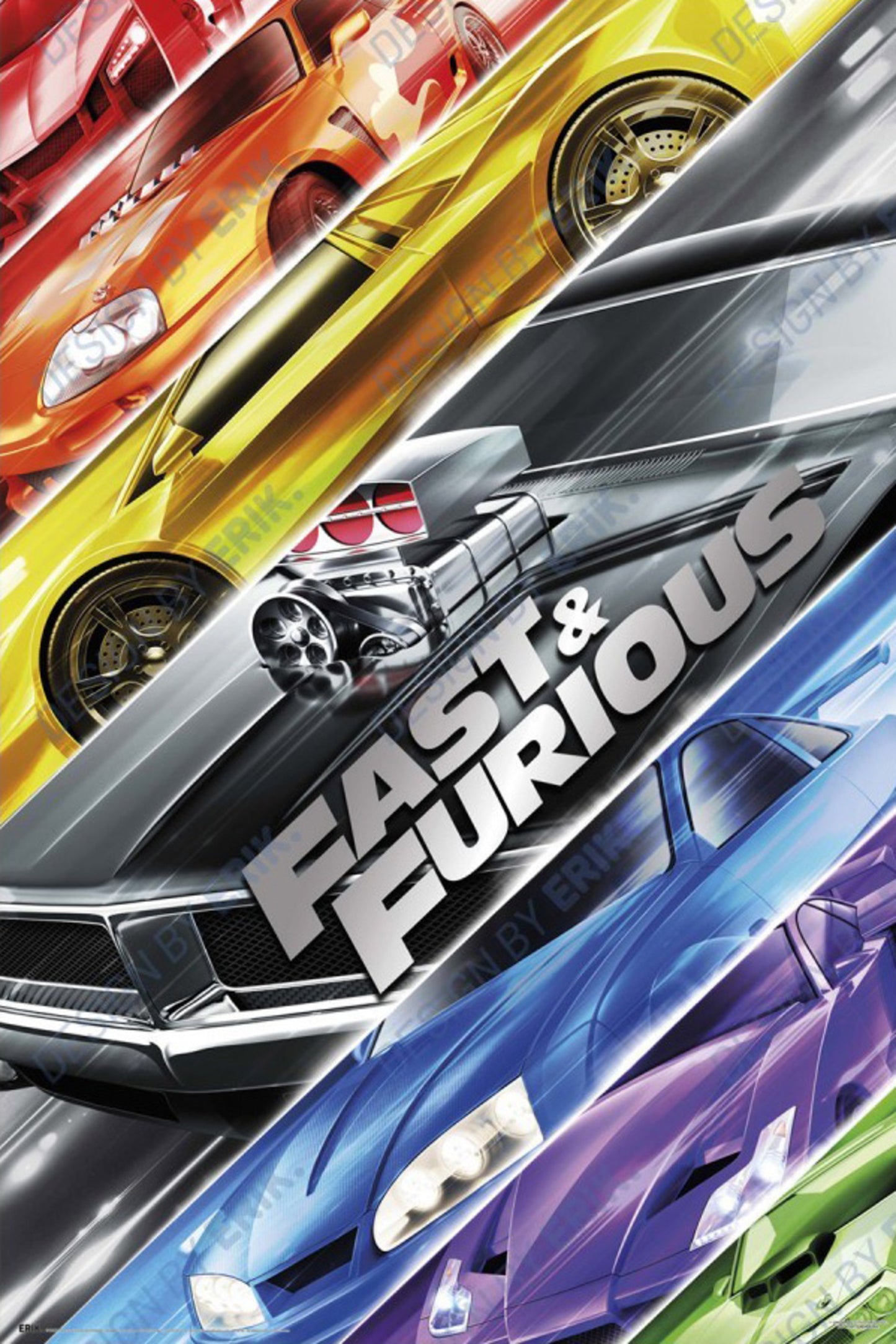 Poster Fast and Furious - Couches 61x91,5cm