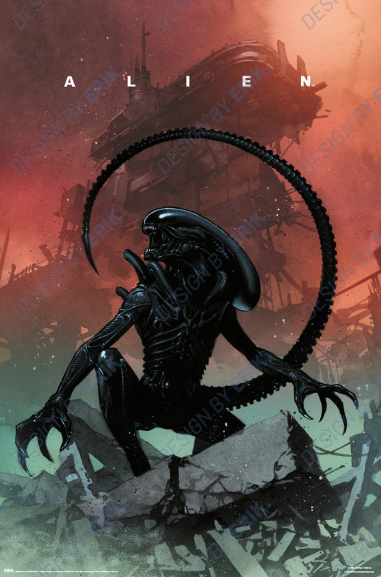 Poster Fox - Alien 61x91,5cm