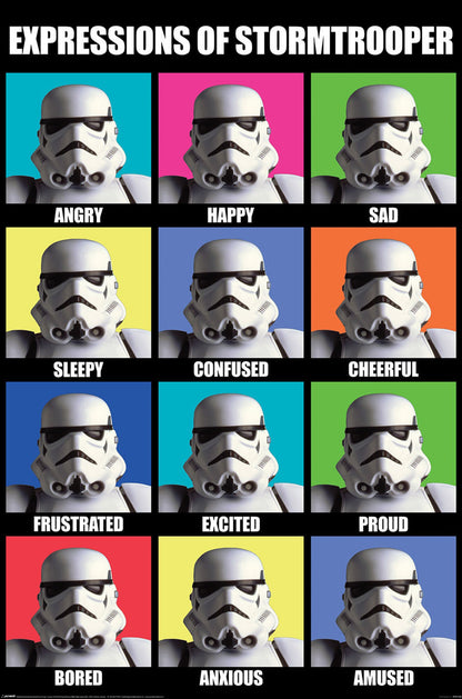 Poster Star Wars - Expression of Stormtrooper 61x91,5cm