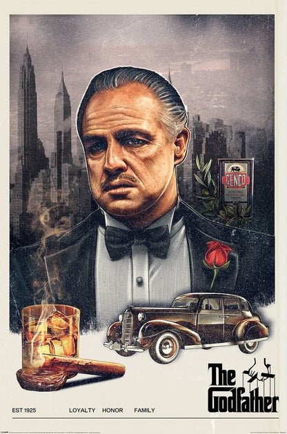 Poster The Godfather - Loyalty Honour Family 61x91,5cm