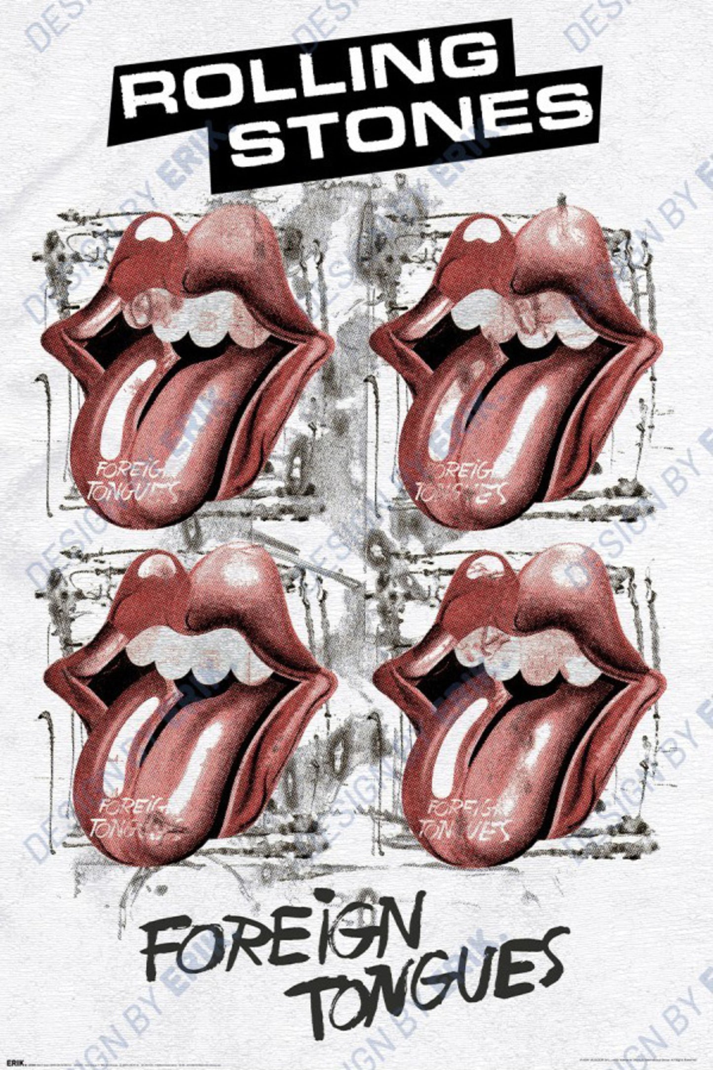 Poster The Rolling Stones - Foreign Tongues 61x91,5cm