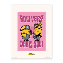 Poster Minions - How Very Dare You 30x40cm