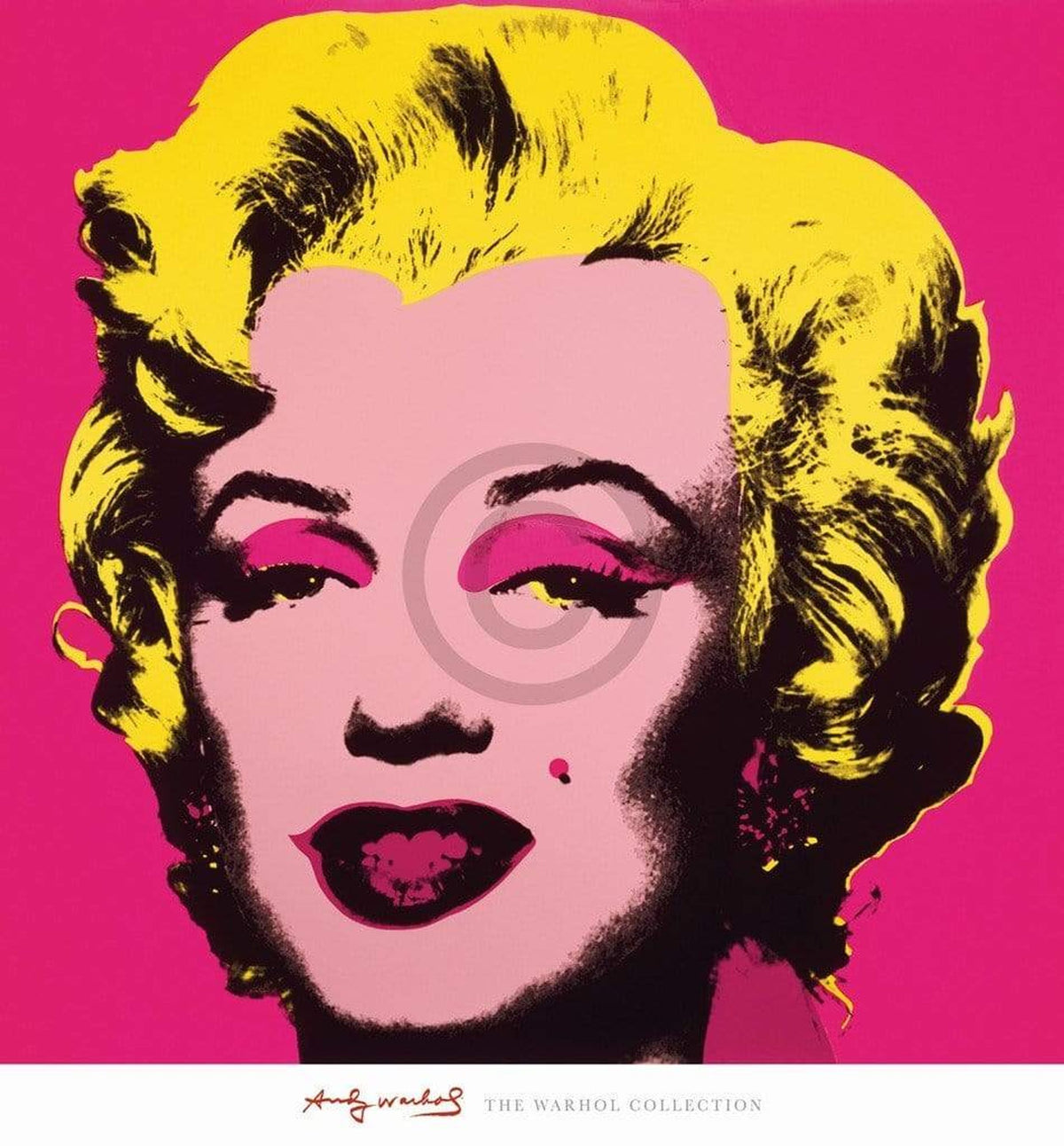 Affiche Art Andy Warhol - Marilyn MonroeHot Pink 65x70cm