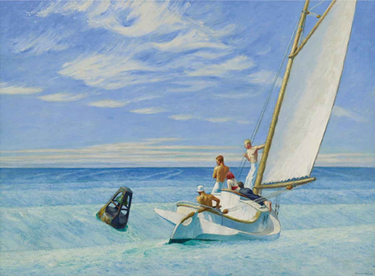 Affiche Art Edward Hopper Ground Swell 1939 70x50cm