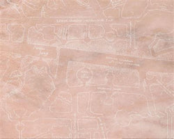 Affiche Art Harry Potter Marauders Map Marble 40x50cm