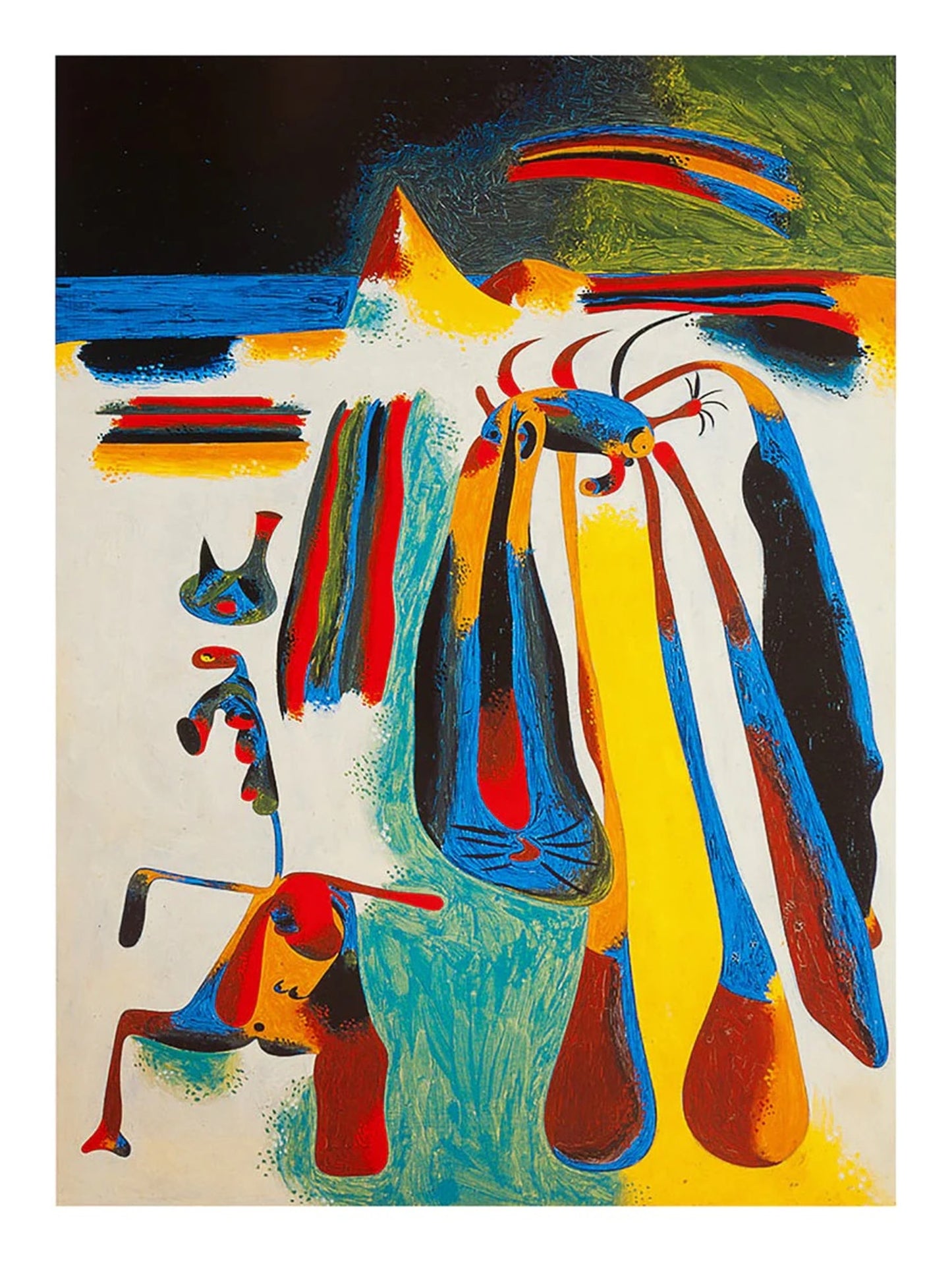 Affiche Art Joan Miró - Paysan Catalan 60x80cm