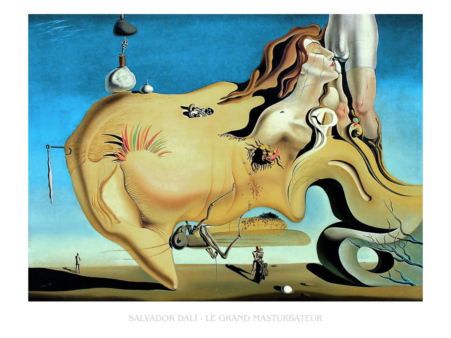 Affiche Art Salvador Dali - Le Grand Masturbateur 80x60cm