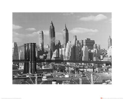 Affiche Art Time Life Lower Manhattan Skyline 1948 40x50cm