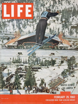Affiche Art Time Life Olympic Ski Jumper 30x40cm
