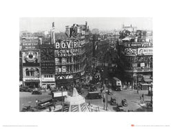 Affiche Art Time Life Piccadilly Circus London 1942 30x40cm