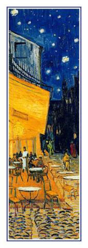 Affiche Art Vincent van Gogh - Café de Nuit 25x70cm