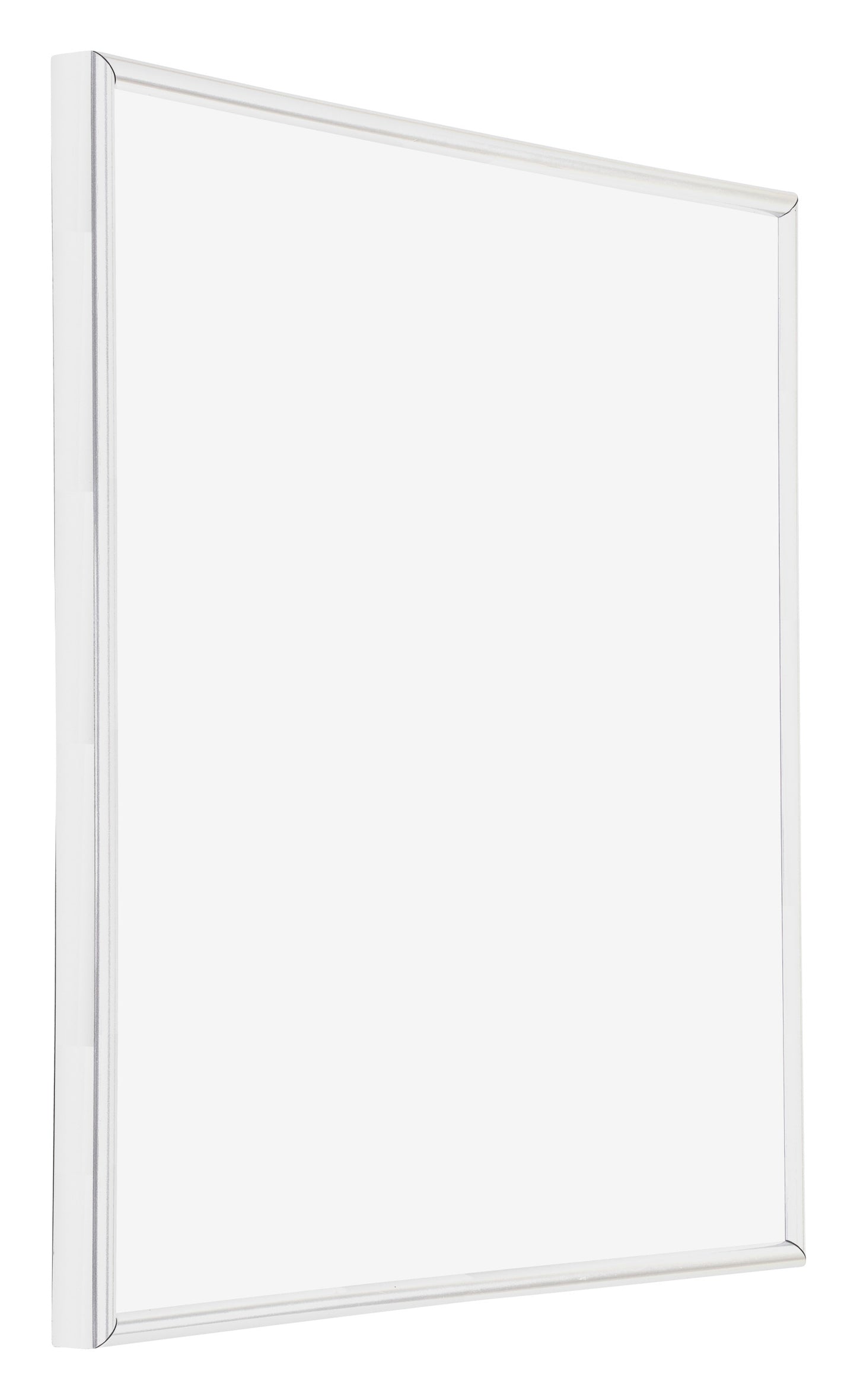 Cadre d'affiche 40x40cm Blanc Brillant Plastique Paris