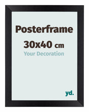 Cadre d'affiche 30x40cm Noir Mat MDF Parma