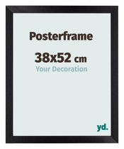 Cadre d'affiche 38x52cm Noir Mat MDF Parma