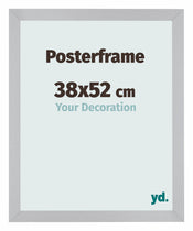 Cadre d'affiche 38x52cm Argent Mat MDF Parma