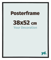 Cadre d'affiche 38x52cm Noir Mat Plastique Paris