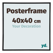 Cadre d'affiche 40x40cm Noir Mat Plastique Paris
