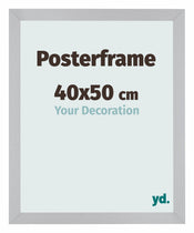 Cadre d'affiche 40x50cm Argent Mat MDF Parma