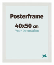 Cadre d'affiche 40x50cm Blanc Mat MDF Parma