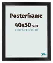 Cadre d'affiche 40x50cm Noir Mat MDF Parma