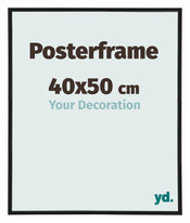 Cadre d'affiche 40x50cm Noir Mat Plastique Paris