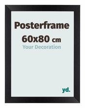 Cadre d'affiche 60x80cm Noir Mat MDF Parma
