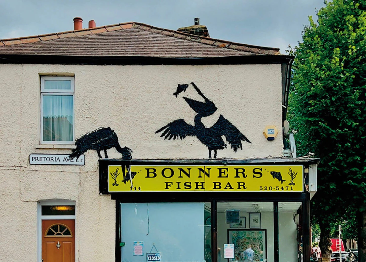 Affiche Art Banksy - Pelikane Fish and Chips 70x50cm