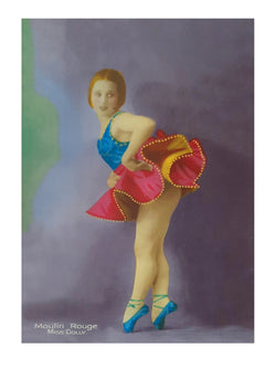Affiche Art - Moulin Rouge Miss Dolly 30x40cm