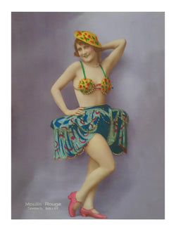 Affiche Art - Moulin Rouge Sparks Ballet 30x40cm