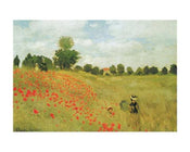 Affiche Art Claude Monet - Les coquelicots 40x30cm