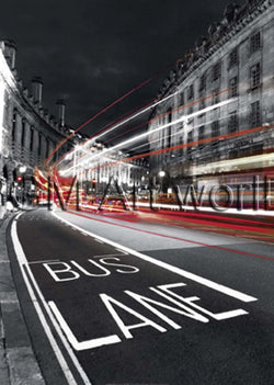 Affiche Art Jean-Jacques Bernier - Bus Lane 50x70cm