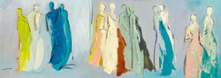 Affiche Art Cilia De Munnik - Begegnungen I 100x35cm