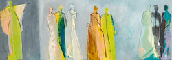 Affiche Art Cilia De Munnik - Begegnungen II 100x35cm